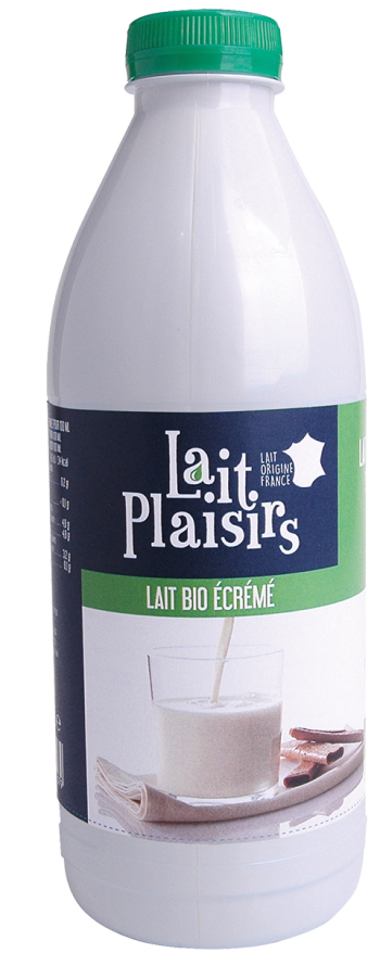 Lait écrémé Stérilisé | Lait Plaisirs | Produits Laitiers Et Fromages Bio